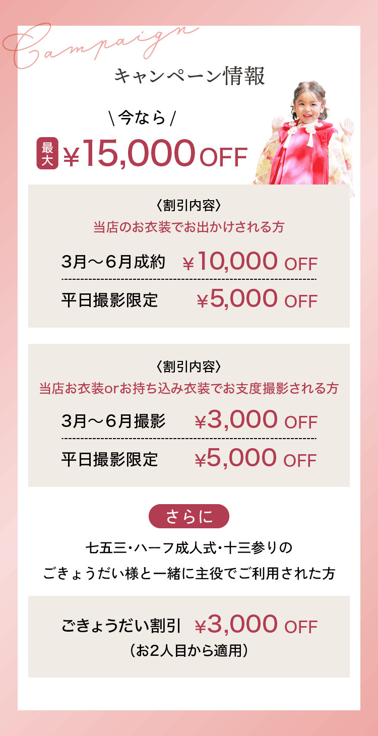 キャンペーン情報