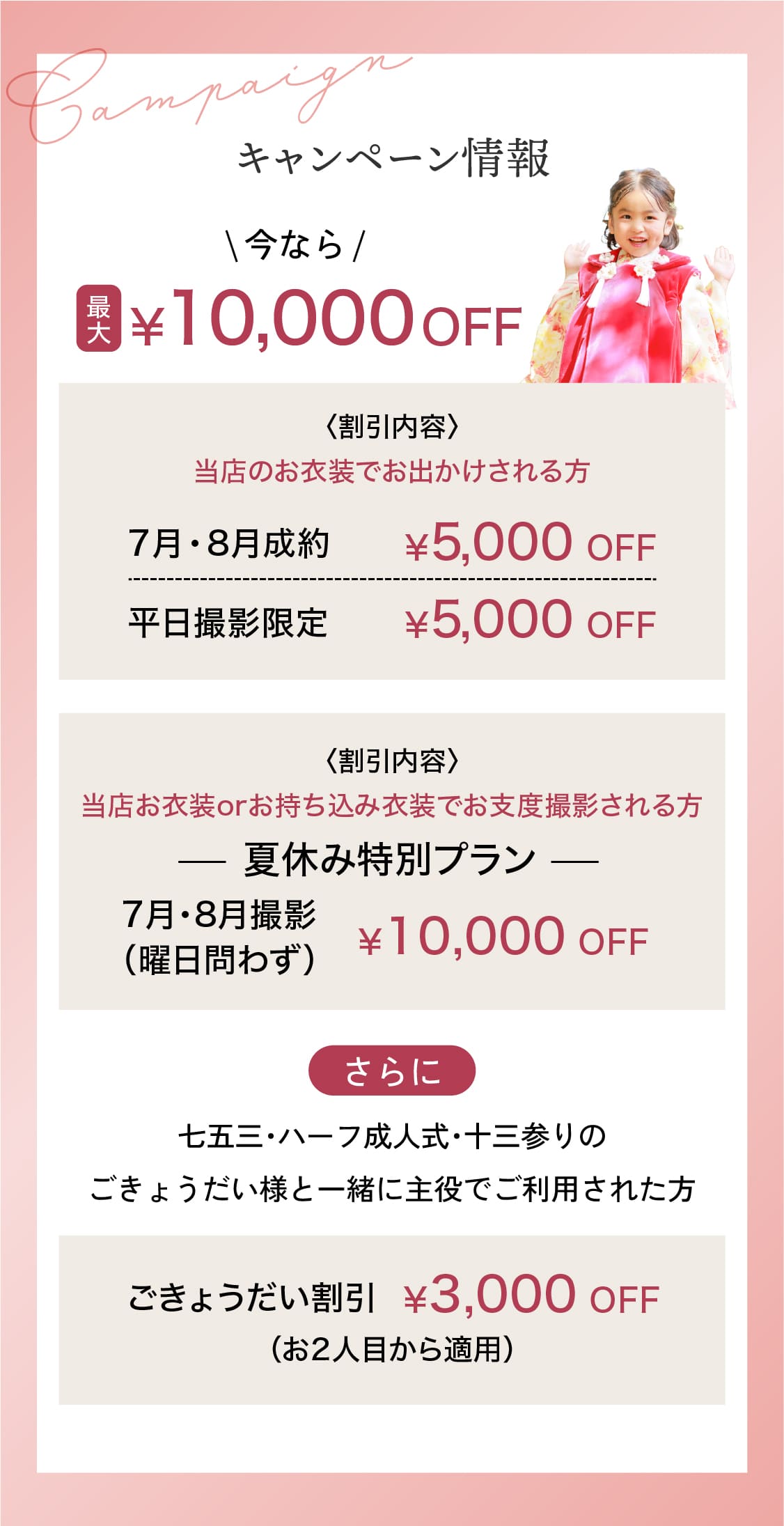 キャンペーン情報