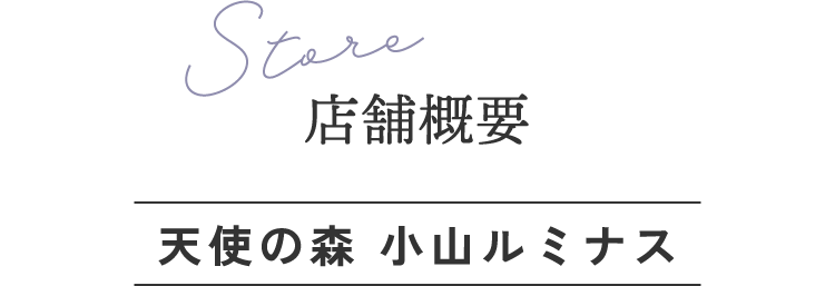 店舗概要 小山ルミナス