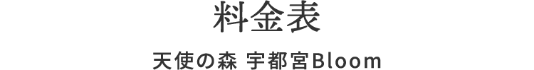 料金表