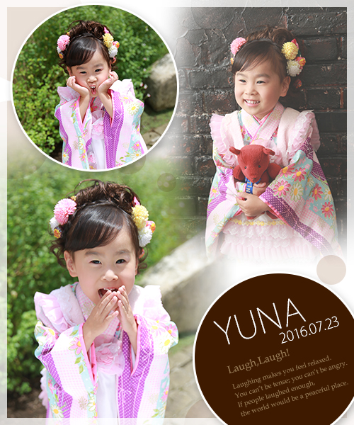 七五三　ニッコニコの笑顔♪