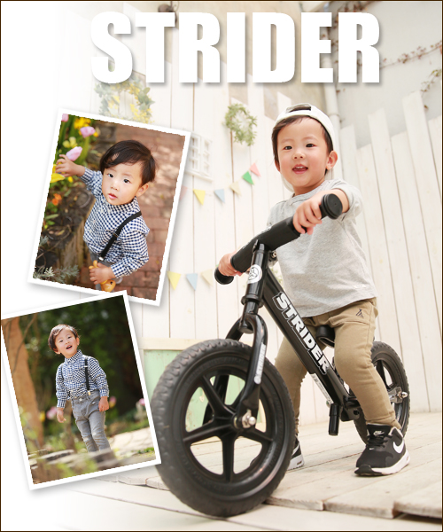 足利市から2歳記念のストライダー参上