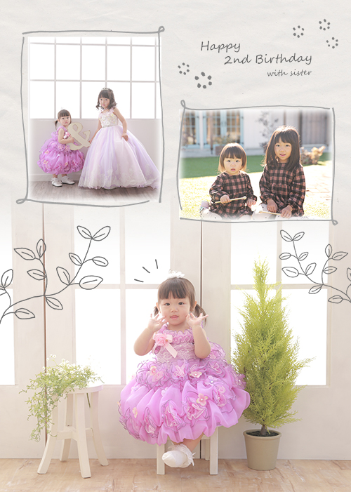 2歳記念♪ベビーフォト