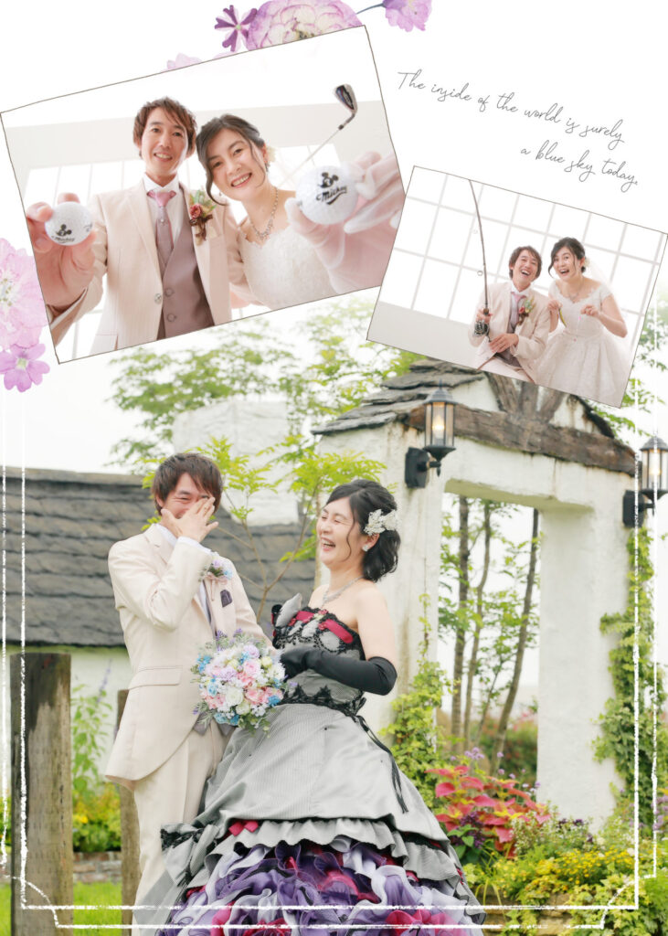 グッズと一緒にフォトウェディング♡