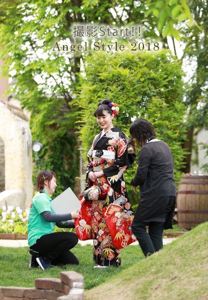 成人モデル撮影始動★七五三カタログ間もなく発送！