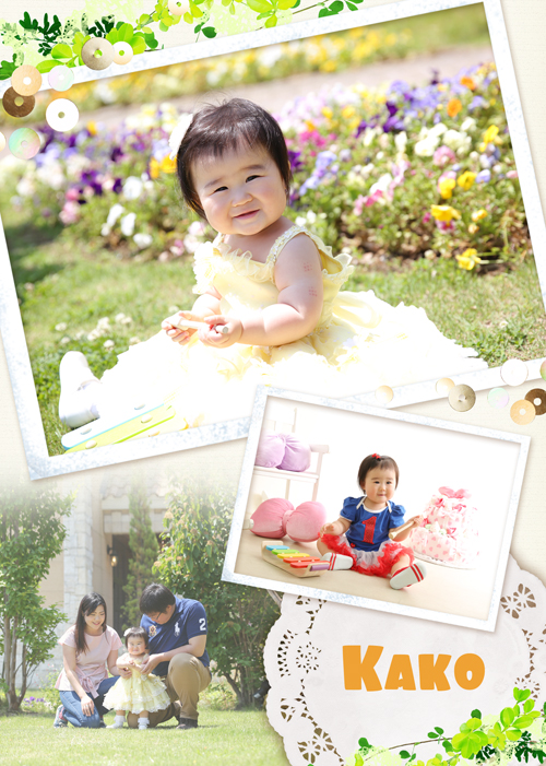 1歳記念はチアリーダーに変身