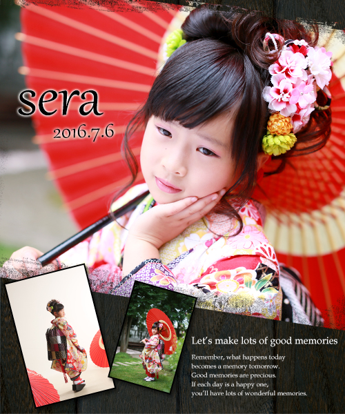 七五三　和装で前撮り♪