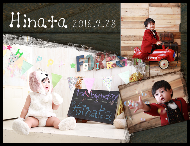 1歳お誕生日記念撮影☆