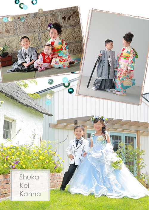 ニッコリ笑顔の七五三