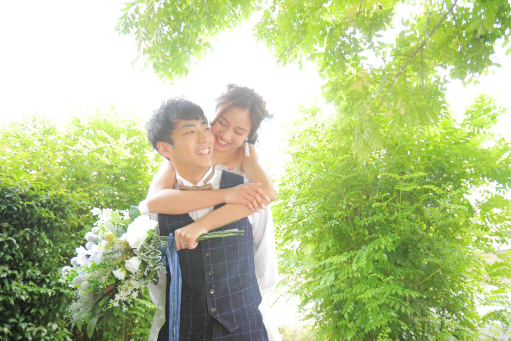 ウエディングフォトのスタジオ撮影とロケーション撮影♡