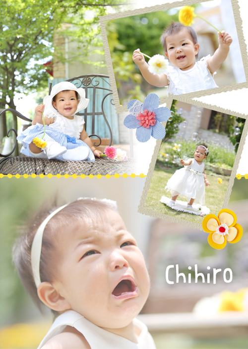 ちーちゃん１歳になりまちた！