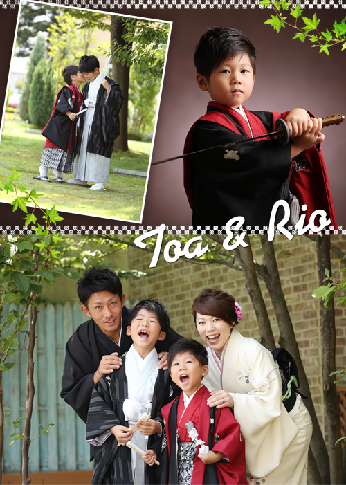 七五三で家族和装！！