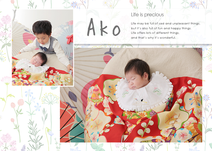 産まれてはじめての写真撮影！お宮参り♪