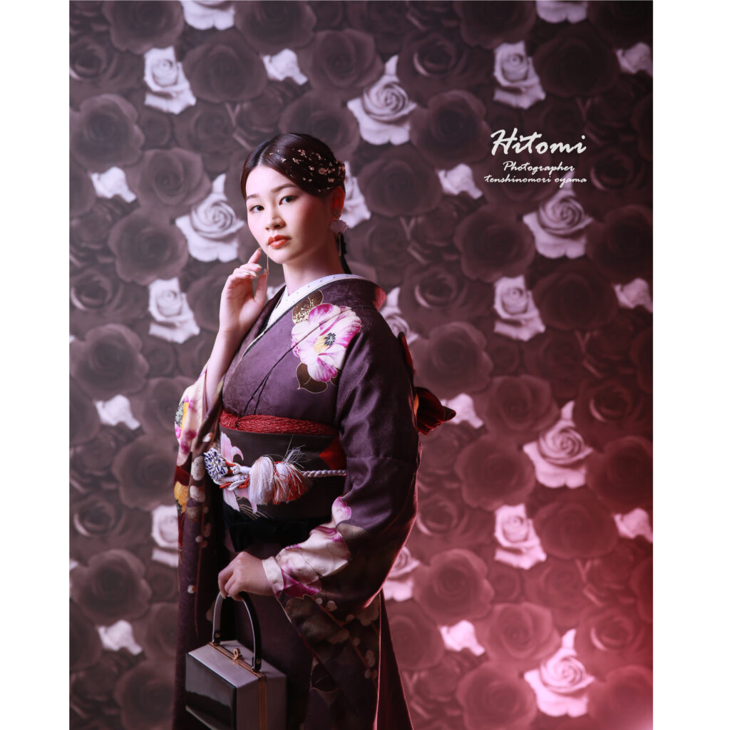ご成人記念写真　二十歳の着物と　ドレスと～栃木県で写真館をお探しなら～「天使の森」佐野・宇都宮・小山