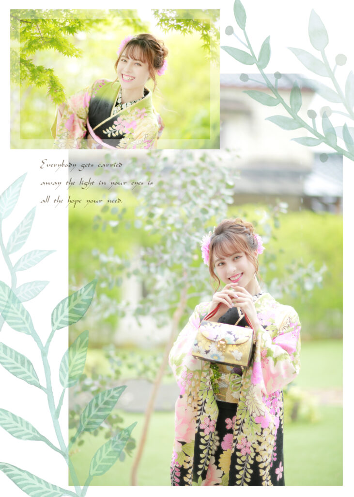 成人式の前撮りに！素敵な写真が残せます♬