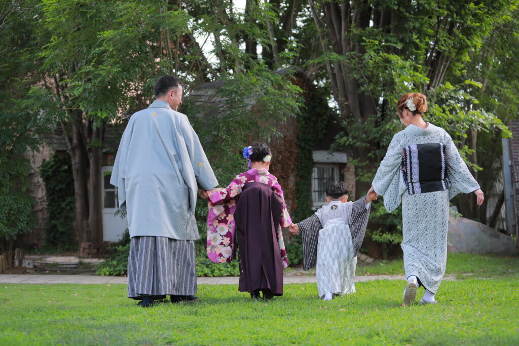 大切な記念日にご家族和装！