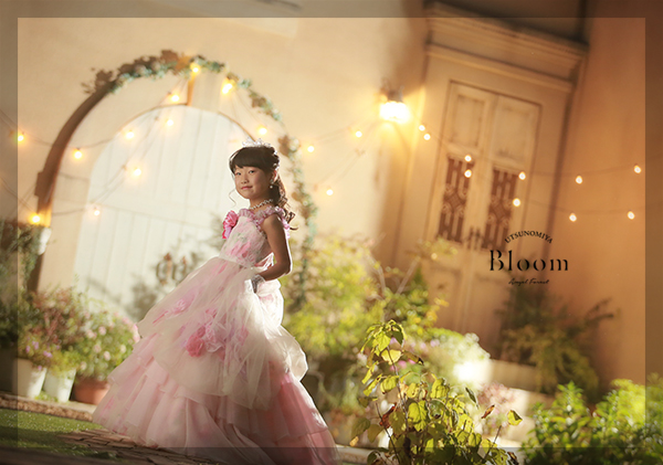 七五三　ドレス　タキシード　撮影　お外