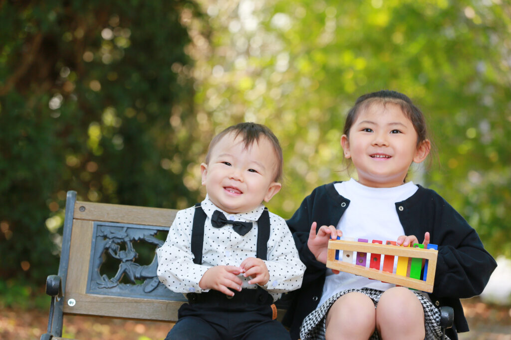 仲良し兄弟でベビーフォト♡
