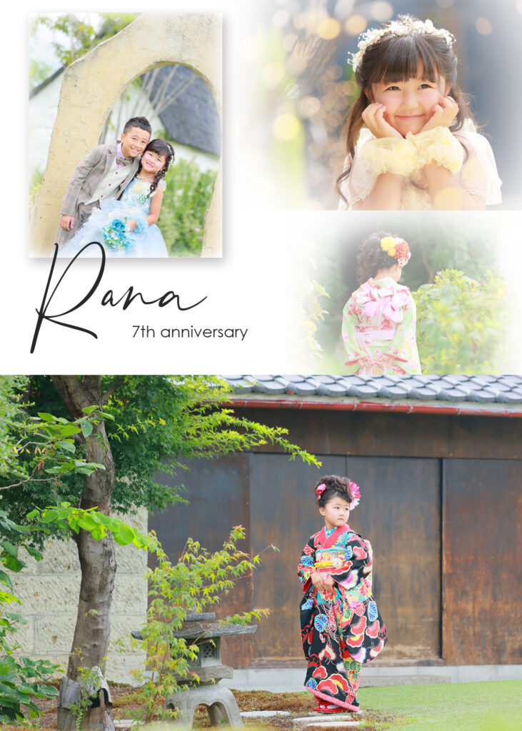 7歳の七五三♡お衣装4着～！