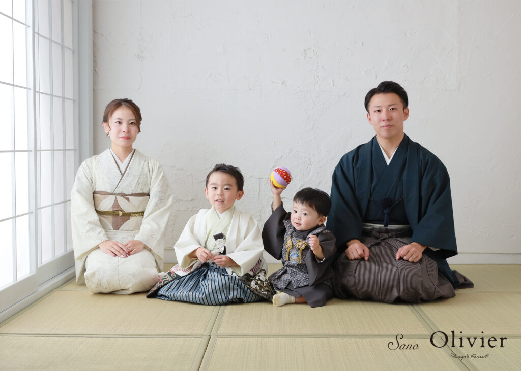 ご家族全員和装♪