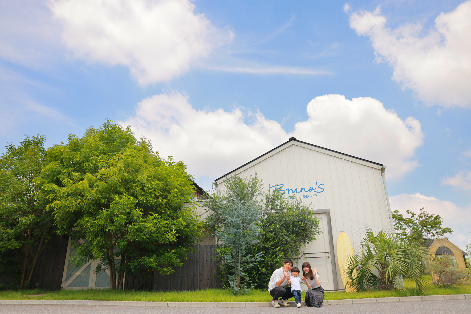 宇都宮　七五三　庭　あじさい