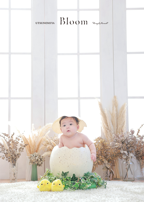 ベビーフォト　ハーフバースデー　宇都宮　天使の森