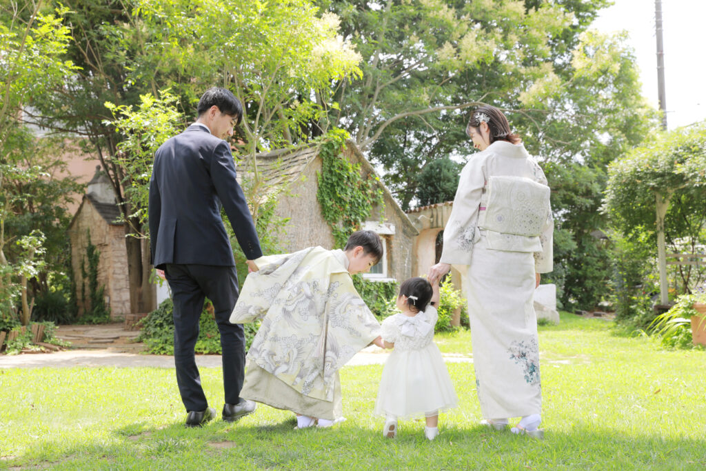 【七五三】シーズン到来！！涼しい季節のお庭フォト🐰🌳【小山ルミナス】
