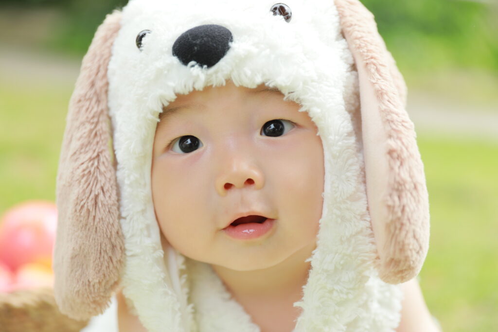 ワンちゃんの着ぐるみを着て🦴