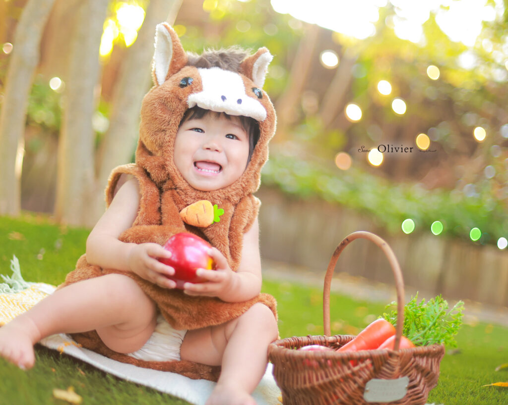 年賀状用にお馬さん♪