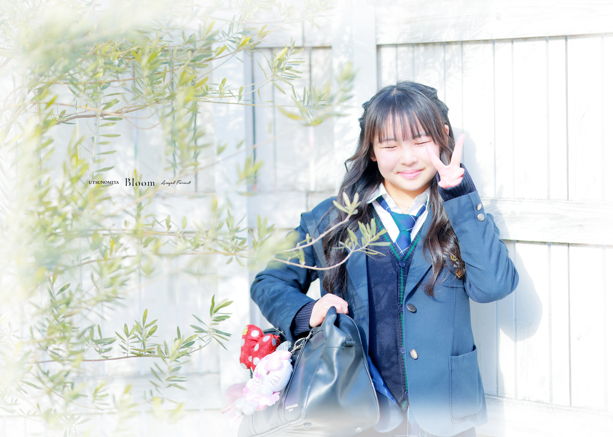 入学　卒業　制服　春のスタート　高校生