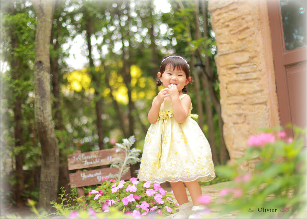 ２歳記念であざと可愛い♡