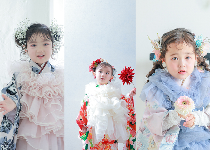 3歳さんのチュール被布大人気です